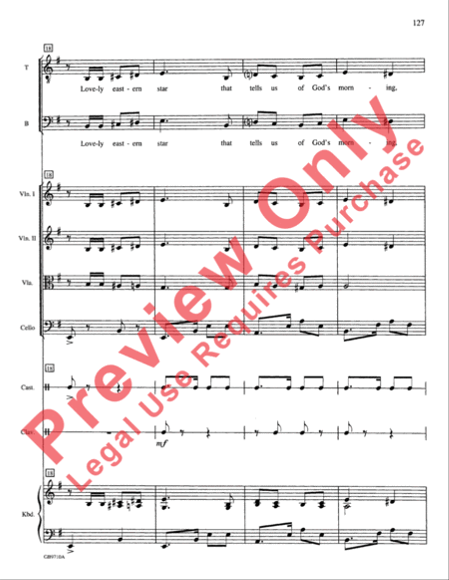 A Festival of Lessons and Carols Choir scores gallery preview page 128
