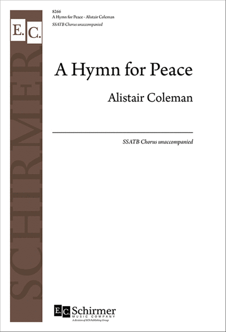 A Hymn for Peace A Hymn for Peace SSATB scores gallery preview page 1