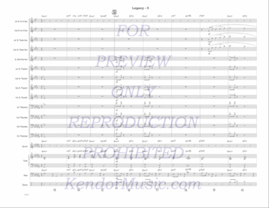 Legacy Jazz Ensemble scores gallery preview page 6