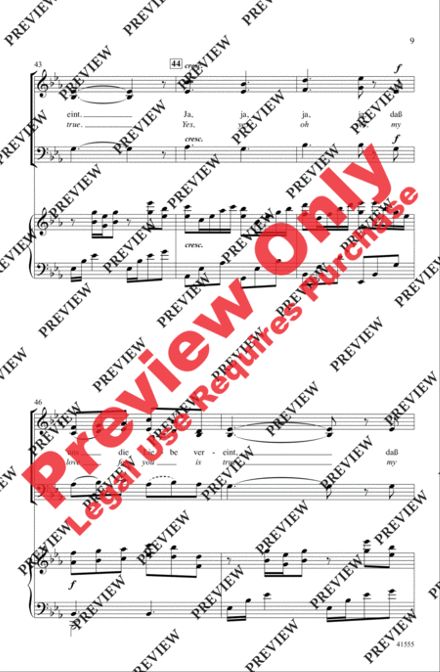 Du, Du Liegst Mir im Herzen 3-Part scores gallery preview page 9