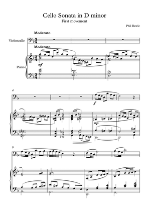 Cello Sonata in D monor