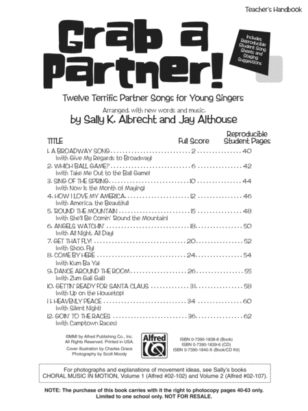 Grab a Partner! - SoundTrax CD (CD only) image number null