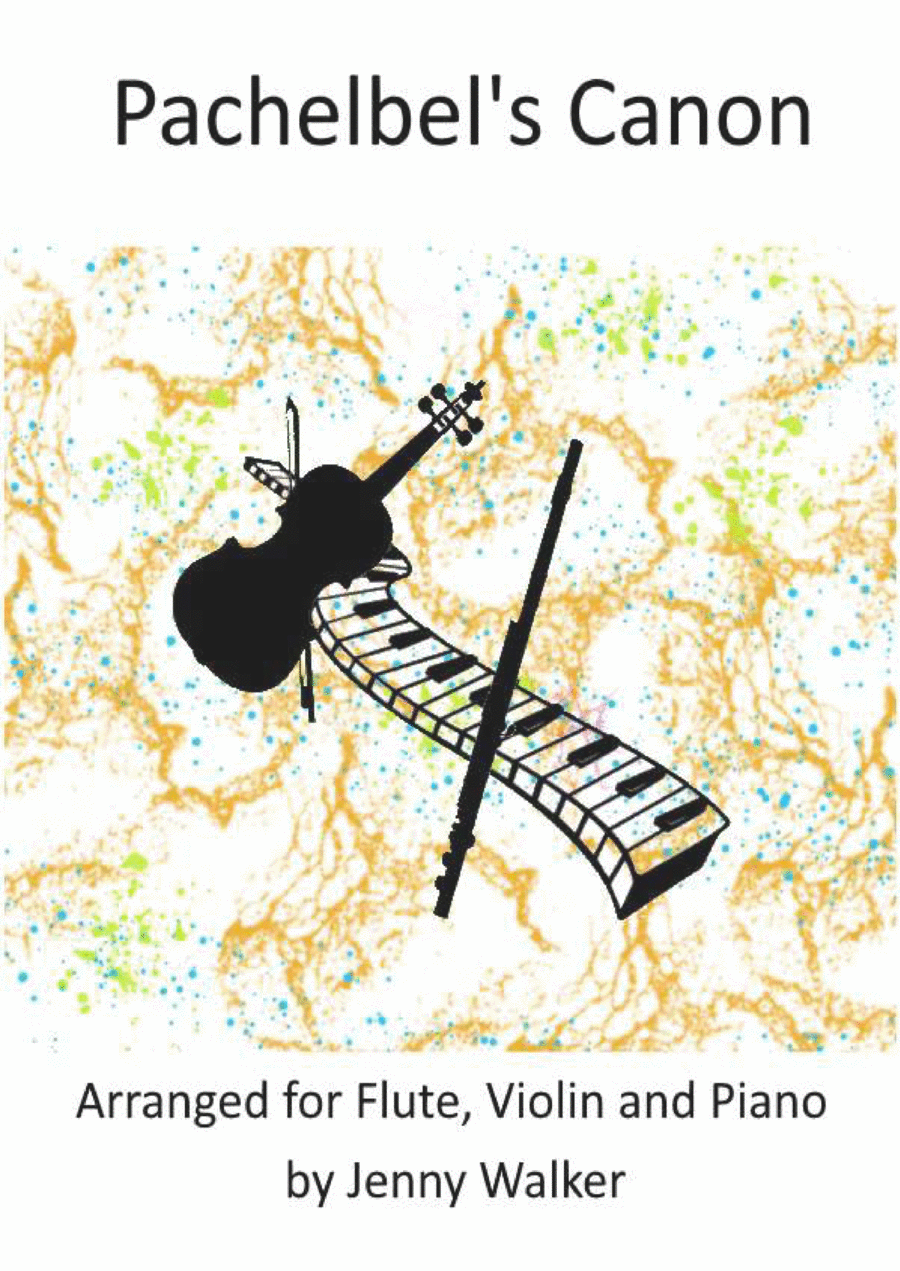 Pachelbel's Canon for Flute, Violin and Piano - Score Only Small Ensemble scores gallery preview page 1