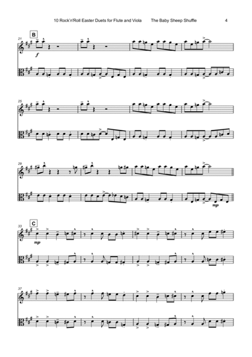 10 Easter Rock'n'Roll Duets for Flute and Viola