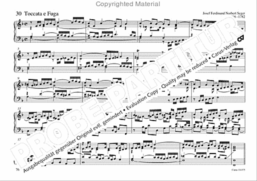 Freiburger Orgelbuch: Stammteil Organ Solo scores gallery preview page 77