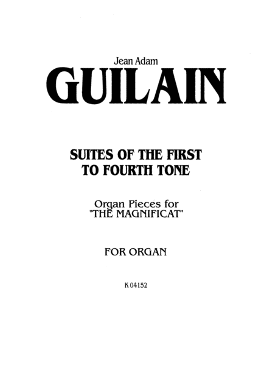 Suites of the 1st to 4th Tone Organ scores gallery preview page 2