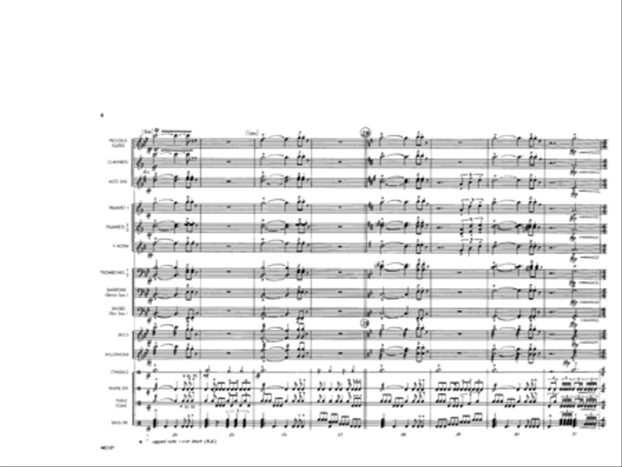 Auld Lang Syne Auld Lang Syne Marching Band scores gallery preview page 5