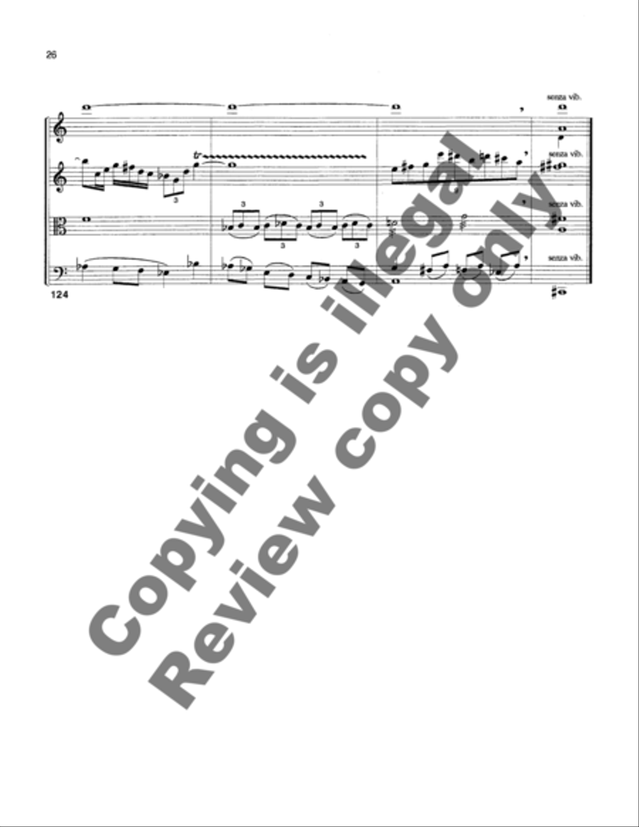 String Quartet No. 1 String Quartet scores gallery preview page 14