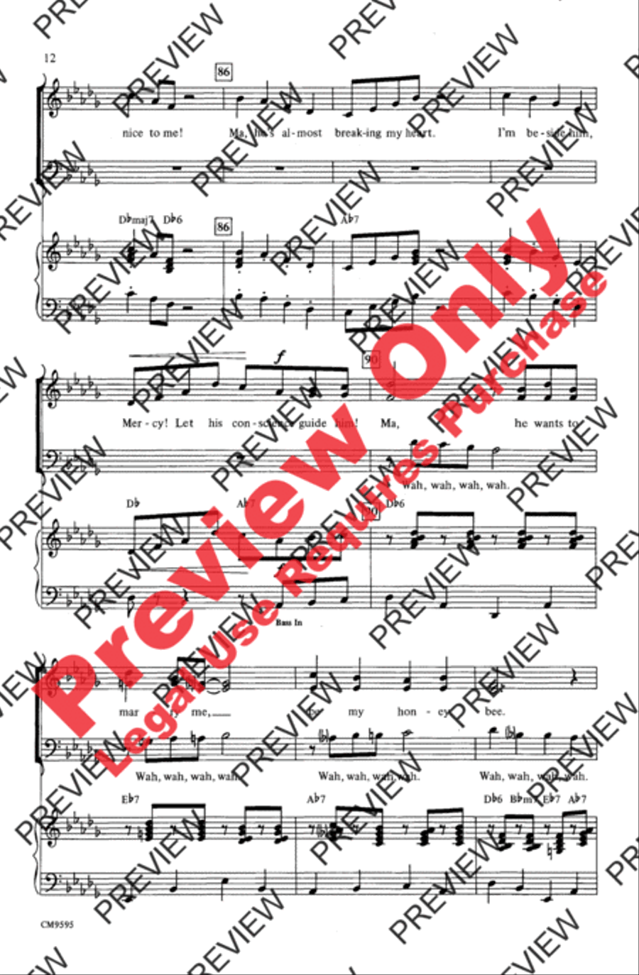 Anything Goes! (A '20s Medley) 4-Part scores gallery preview page 11
