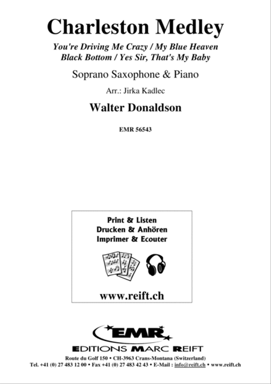 Charleston Medley Soprano Saxophone scores gallery preview page 2