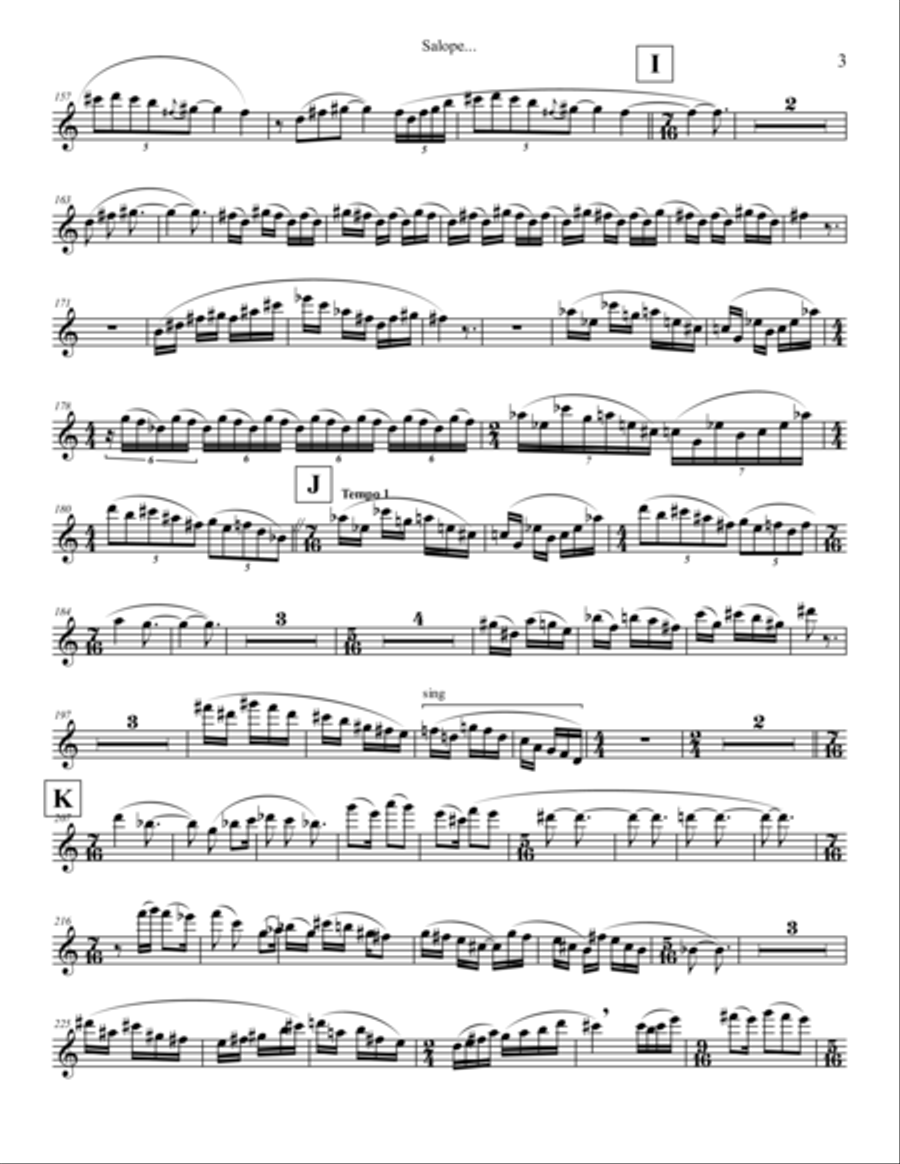 Salope! Small Ensemble scores gallery preview page 5