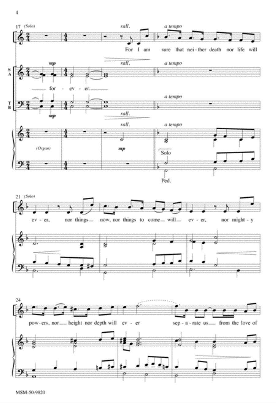 Neither Death nor Life 4-Part scores gallery preview page 4