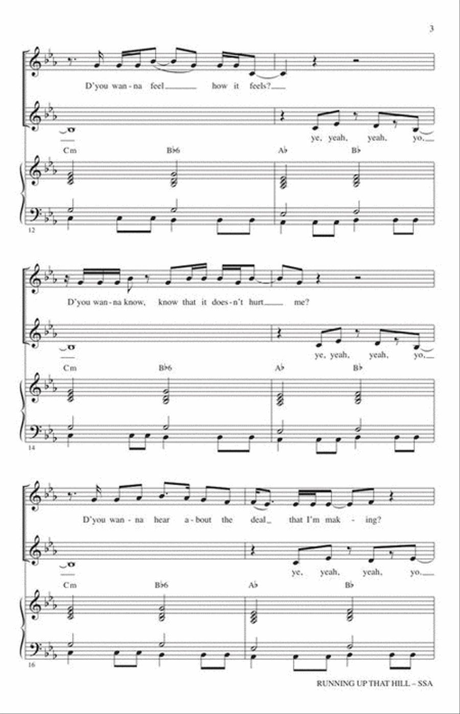 Running Up That Hill SSA scores gallery preview page 4