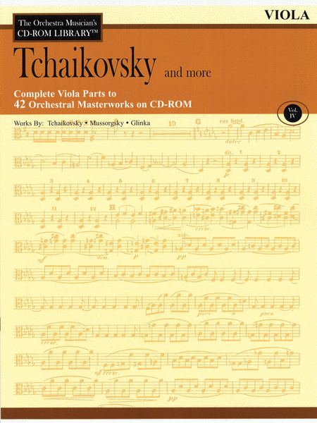 Tchaikovsky and More - Volume IV (Viola)