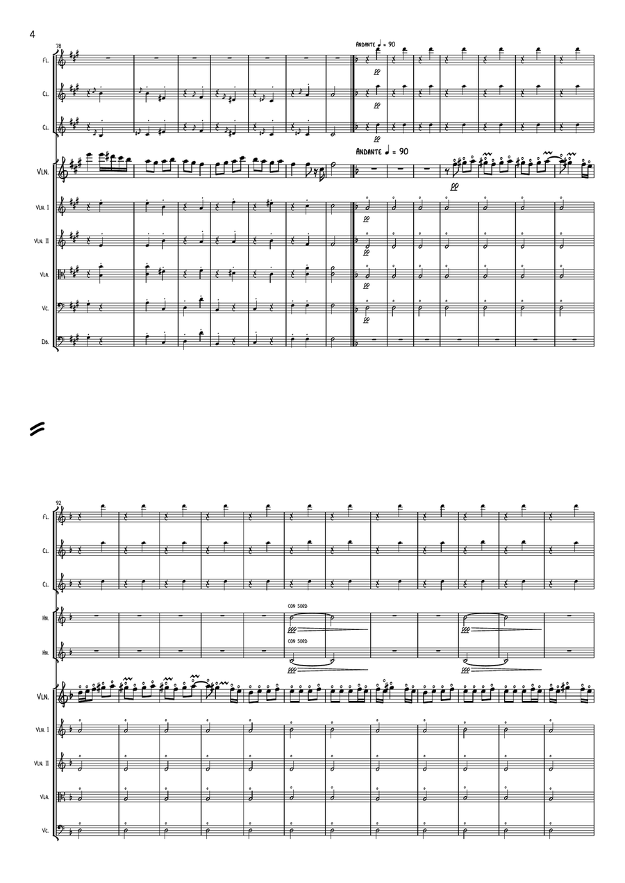 Béla Bartók - Romanian folk dances - arrangement for violin solo and orchestra