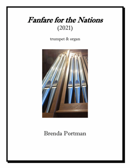 Fanfare for the Nations (trumpet/organ) by Brenda Portman image number null