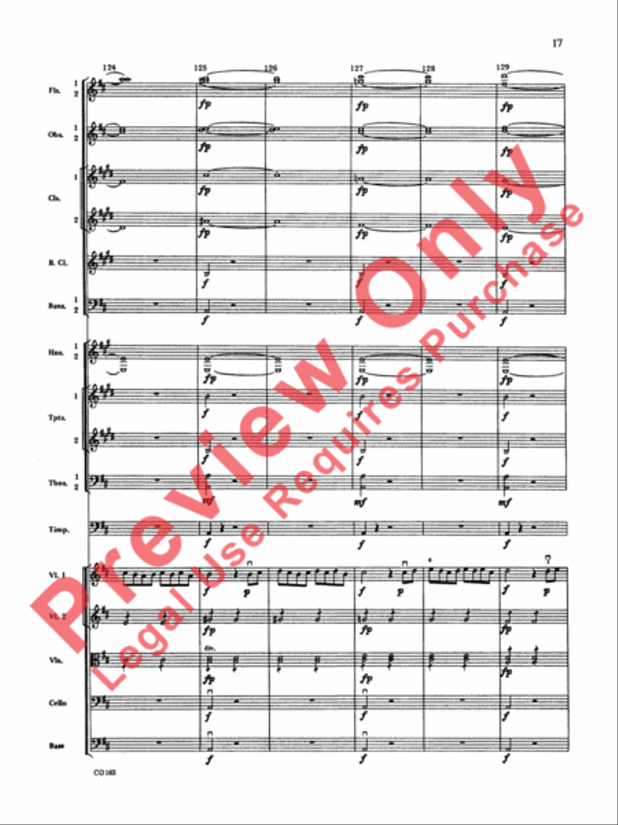 The Marriage of Figaro -- Overture Full Orchestra scores gallery preview page 20