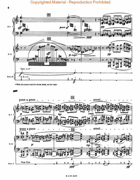 Sonata for Two Pianos and Percussion