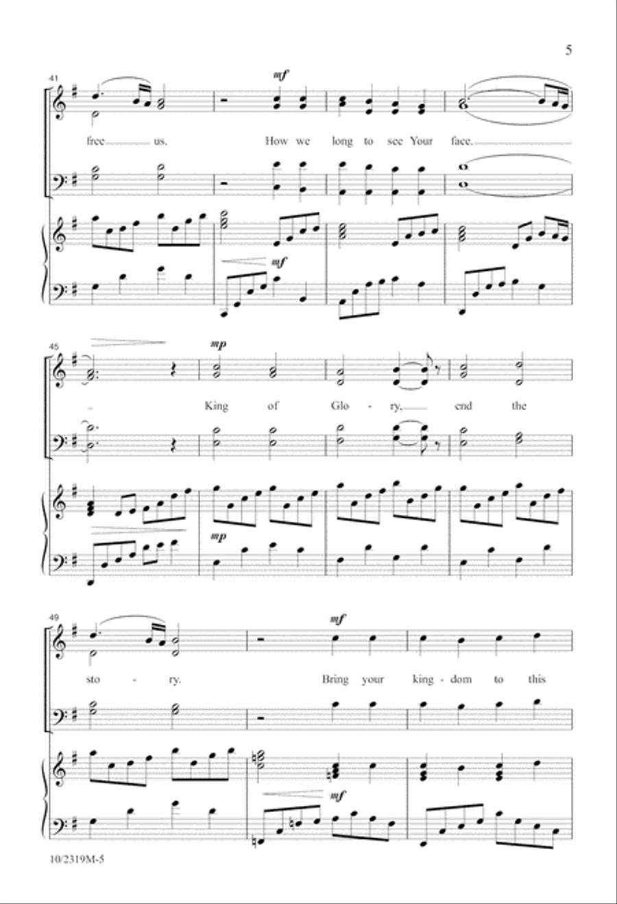 When the Kingdom Comes When the Kingdom Comes 4-Part scores gallery preview page 5