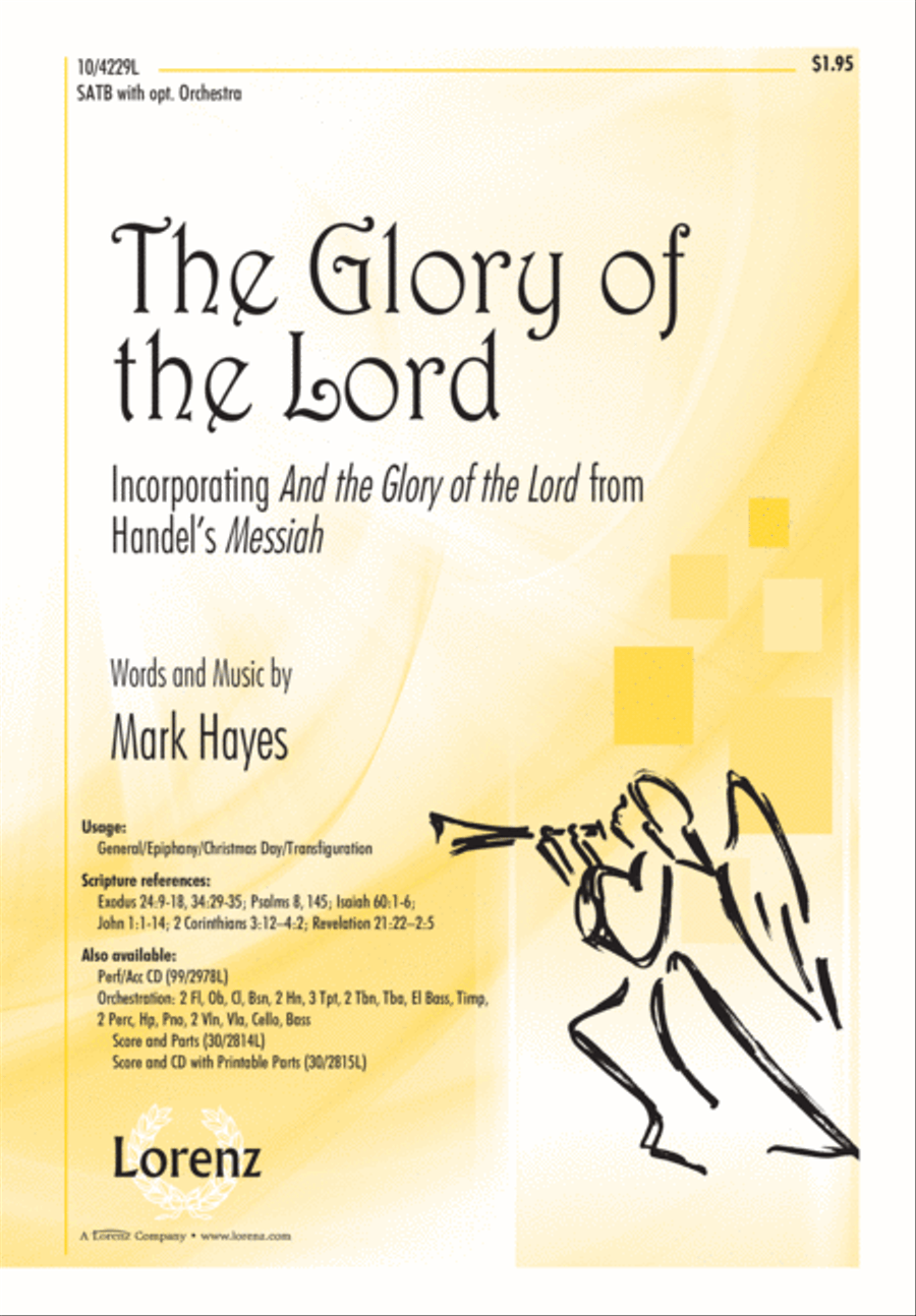 The Glory of the Lord The Glory of the Lord 4-Part scores gallery preview page 1