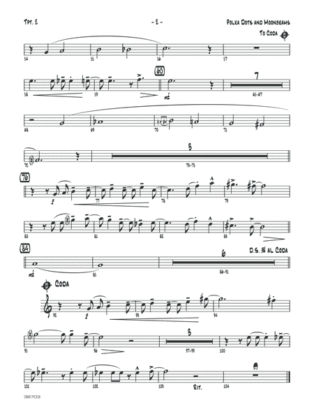 Polkadots and Moonbeams: 2nd B-flat Trumpet
