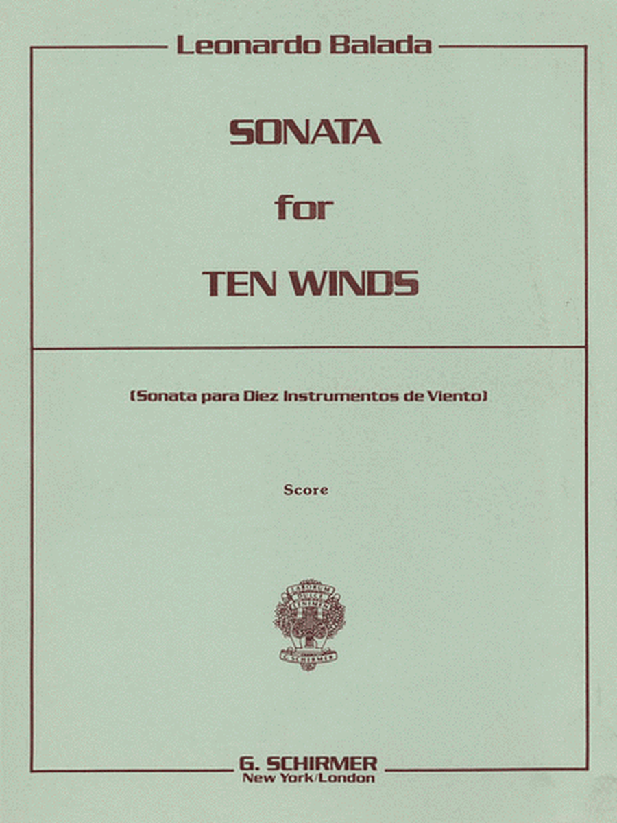 Sonata for 10 Winds