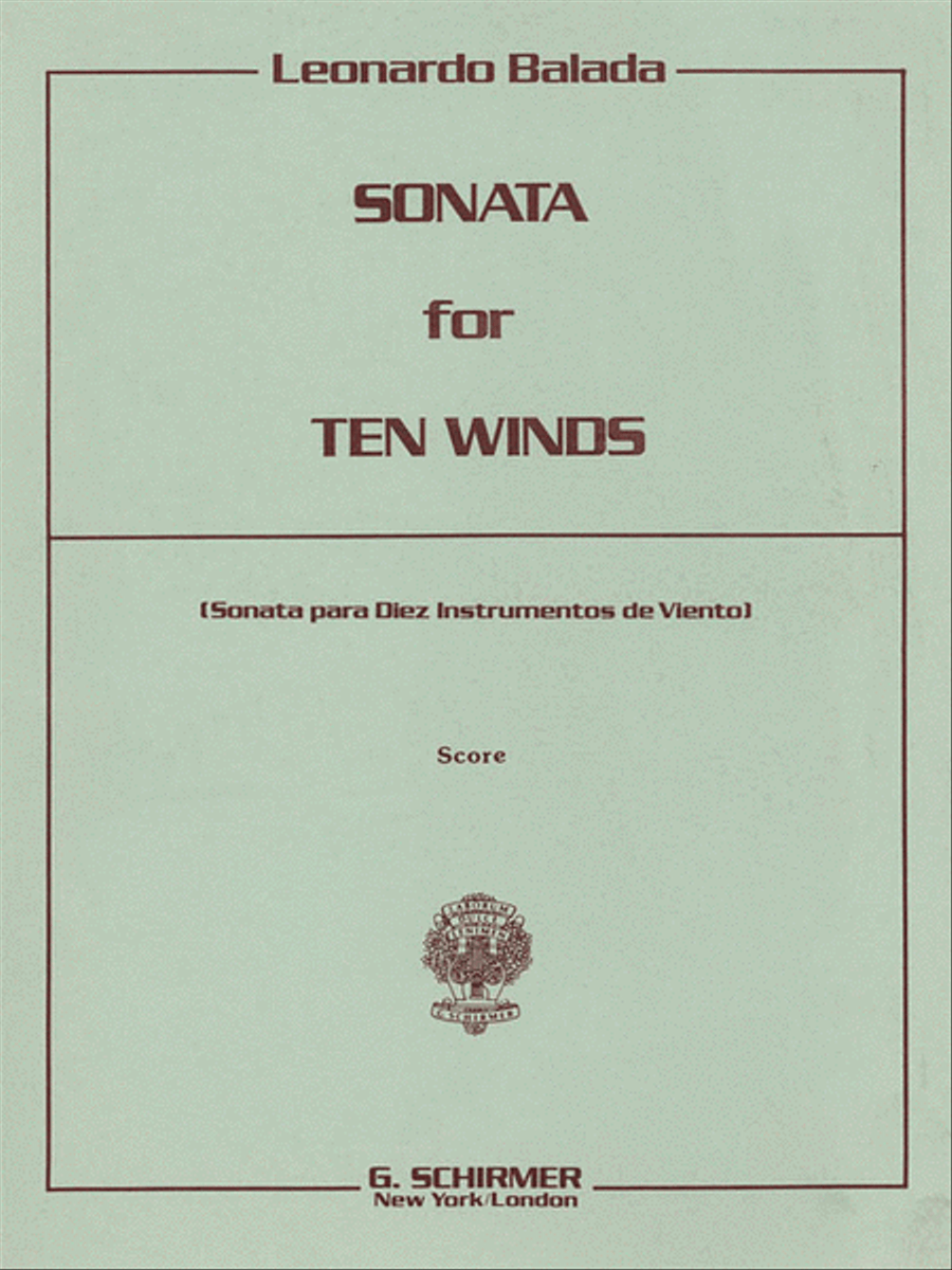 Sonata for 10 Winds Bassoon scores gallery preview page 1