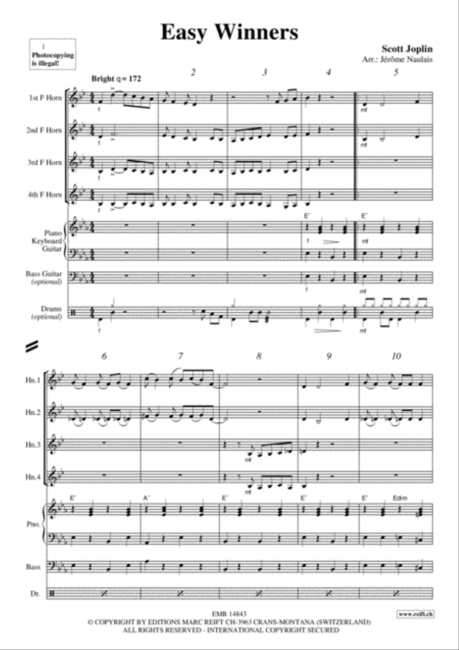 Easy Winners Horn scores gallery preview page 3