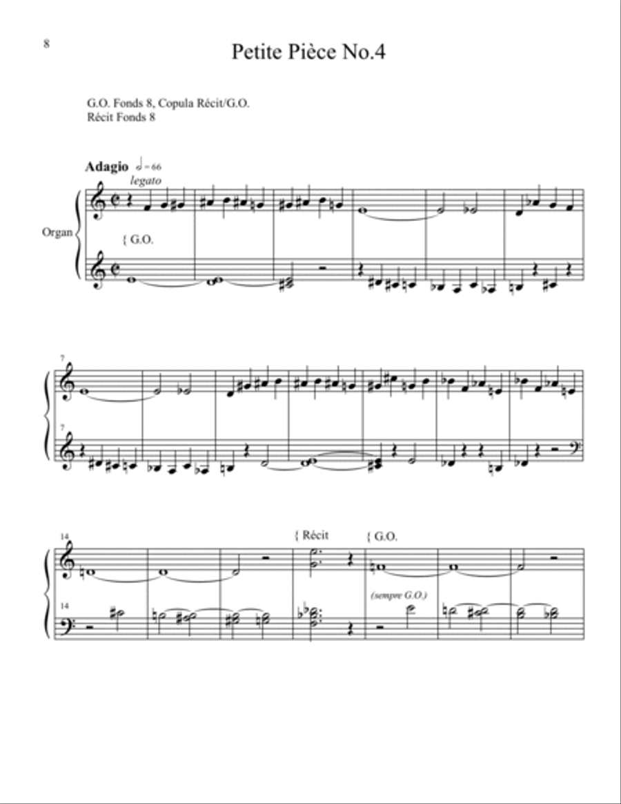 5 Petites Pièces 5 Petites Pièces Organ scores gallery preview page 6