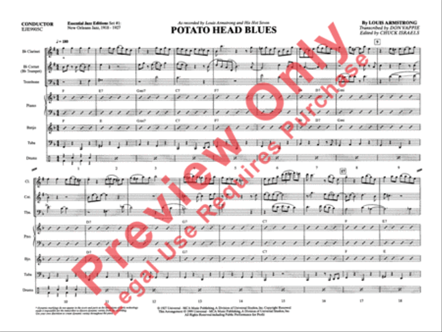 Potato Head Blues Jazz Ensemble scores gallery preview page 7