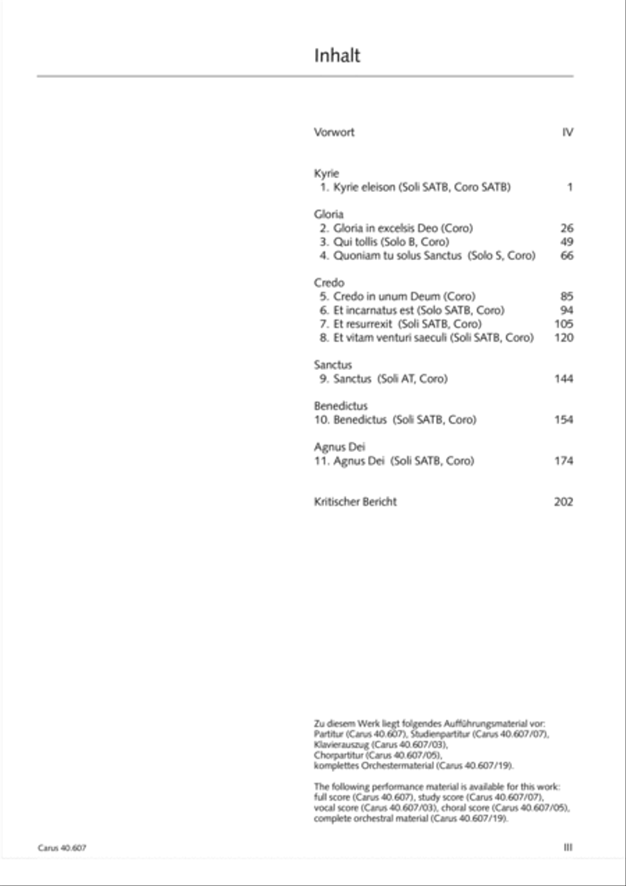 Mass in time of war (Missa in tempore belli) 4-Part scores gallery preview page 3