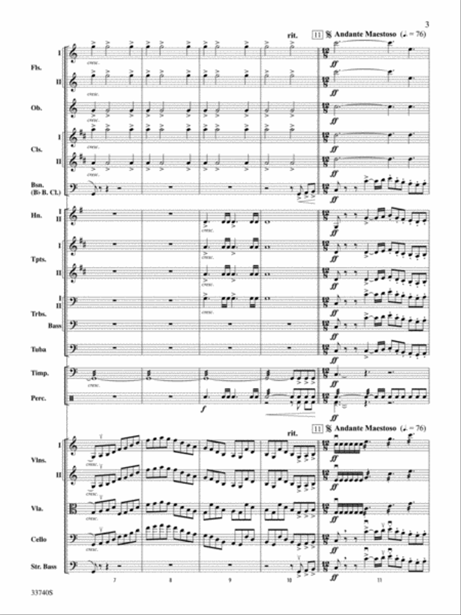 Poeme Symphonique Les Preludes Full Orchestra scores gallery preview page 3