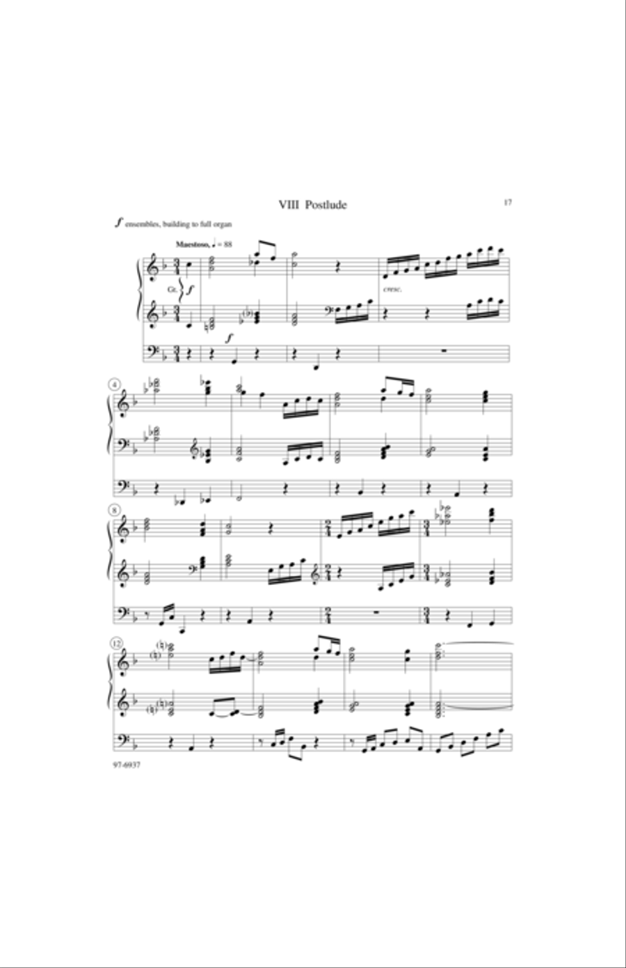 Partita on New Britain Partita on New Britain Organ scores gallery preview page 9