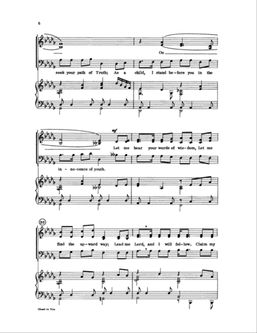 Closer to You Closer to You 3-Part scores gallery preview page 6