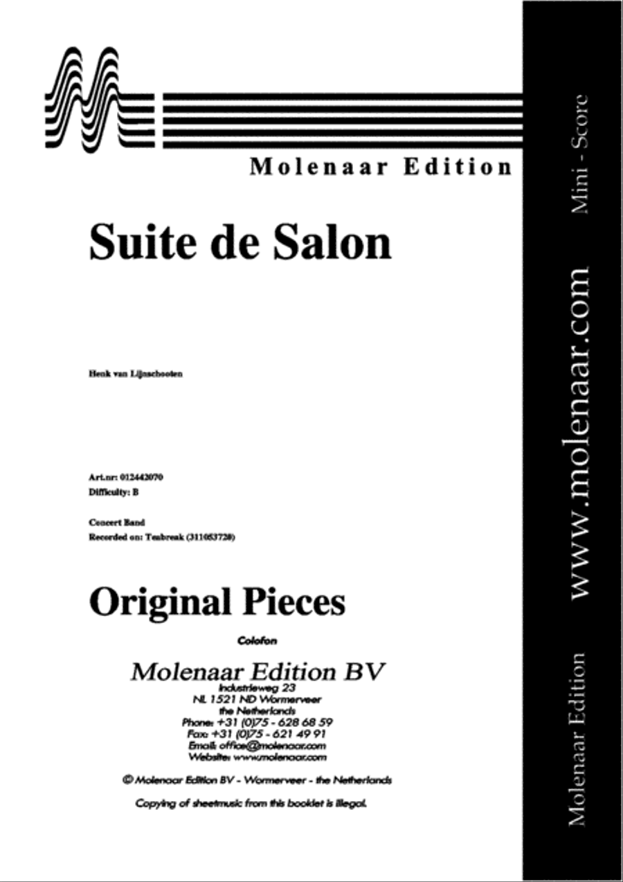 Suite de Salon Concert Band scores gallery preview page 2