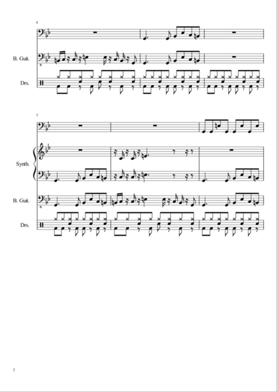 Blank Small Ensemble scores gallery preview page 2