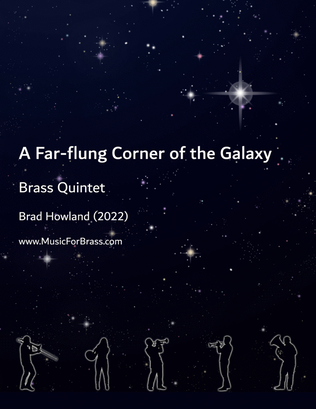 Book cover for A Far-flung Corner of the Galaxy for Brass Quintet