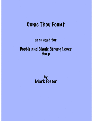 Come Thou Fount - Beginner Version - Double or Single Strung Harp