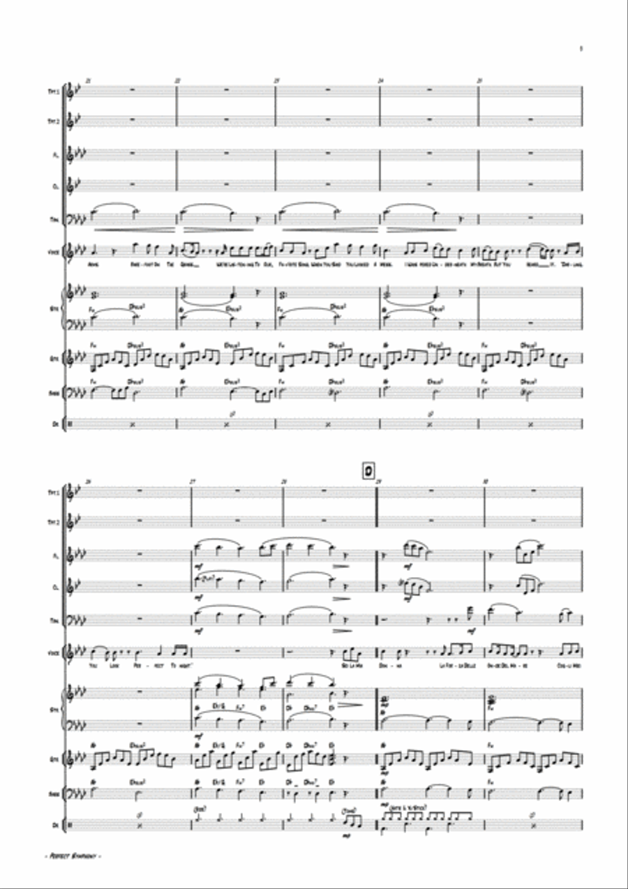 Perfect Symphony Perfect Symphony Large Ensemble scores gallery preview page 6