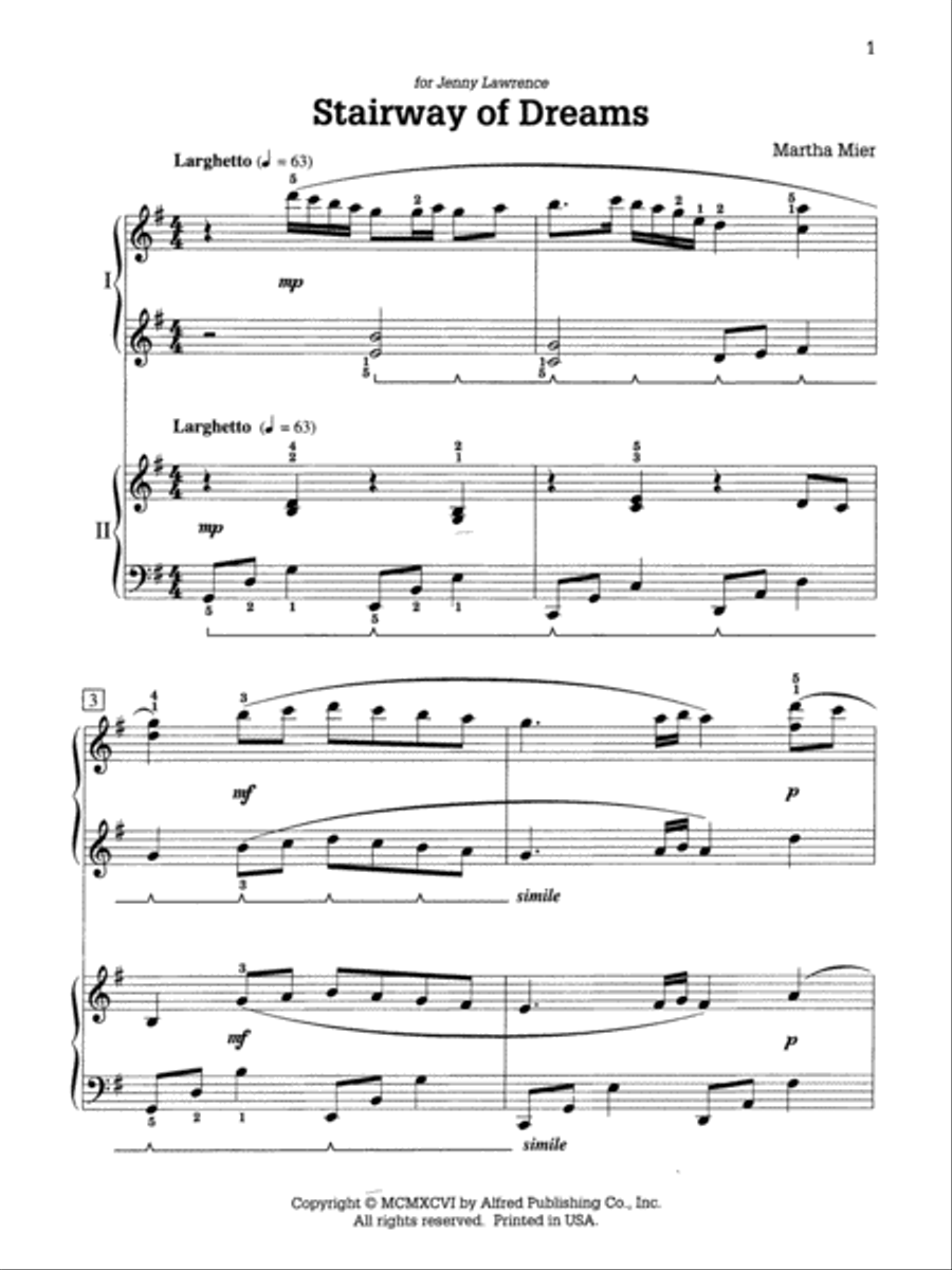 Stairway of Dreams Small Ensemble scores gallery preview page 2