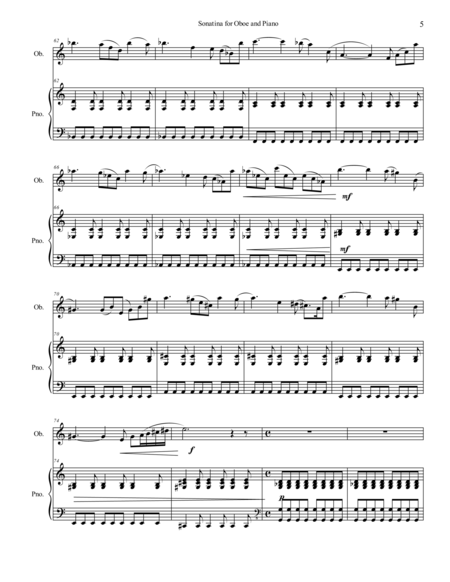 Sonatina for Oboe and Piano image number null