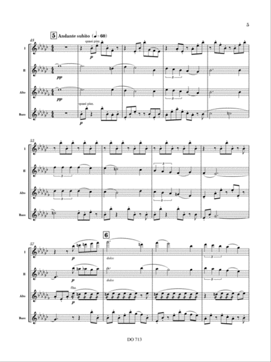 La Botella La Botella Flute Quartet scores gallery preview page 5