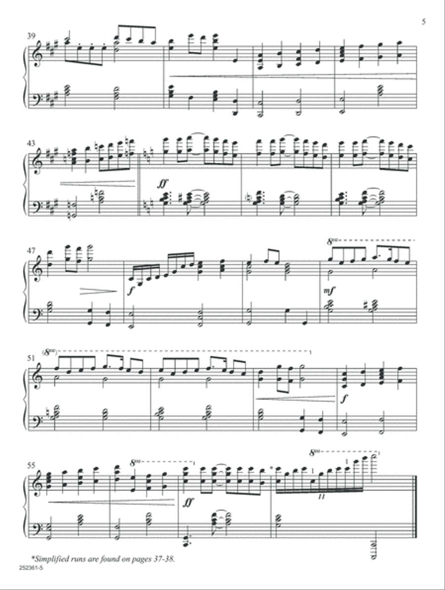 How Great Our Joy Piano Solo scores gallery preview page 5