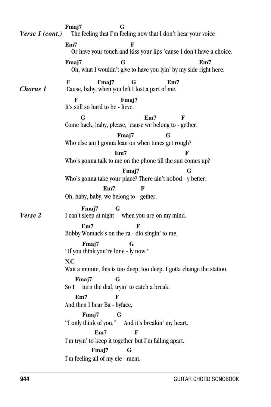 We Belong Together Acoustic Guitar scores gallery preview page 2