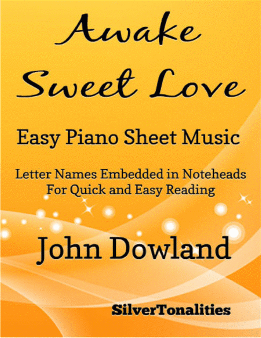 Awake Sweet Love Easy Piano Sheet Music Easy Piano scores gallery preview page 1