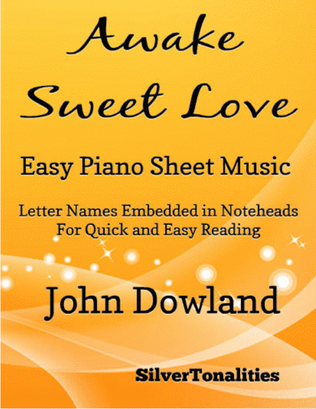 Awake Sweet Love Easy Piano Sheet Music