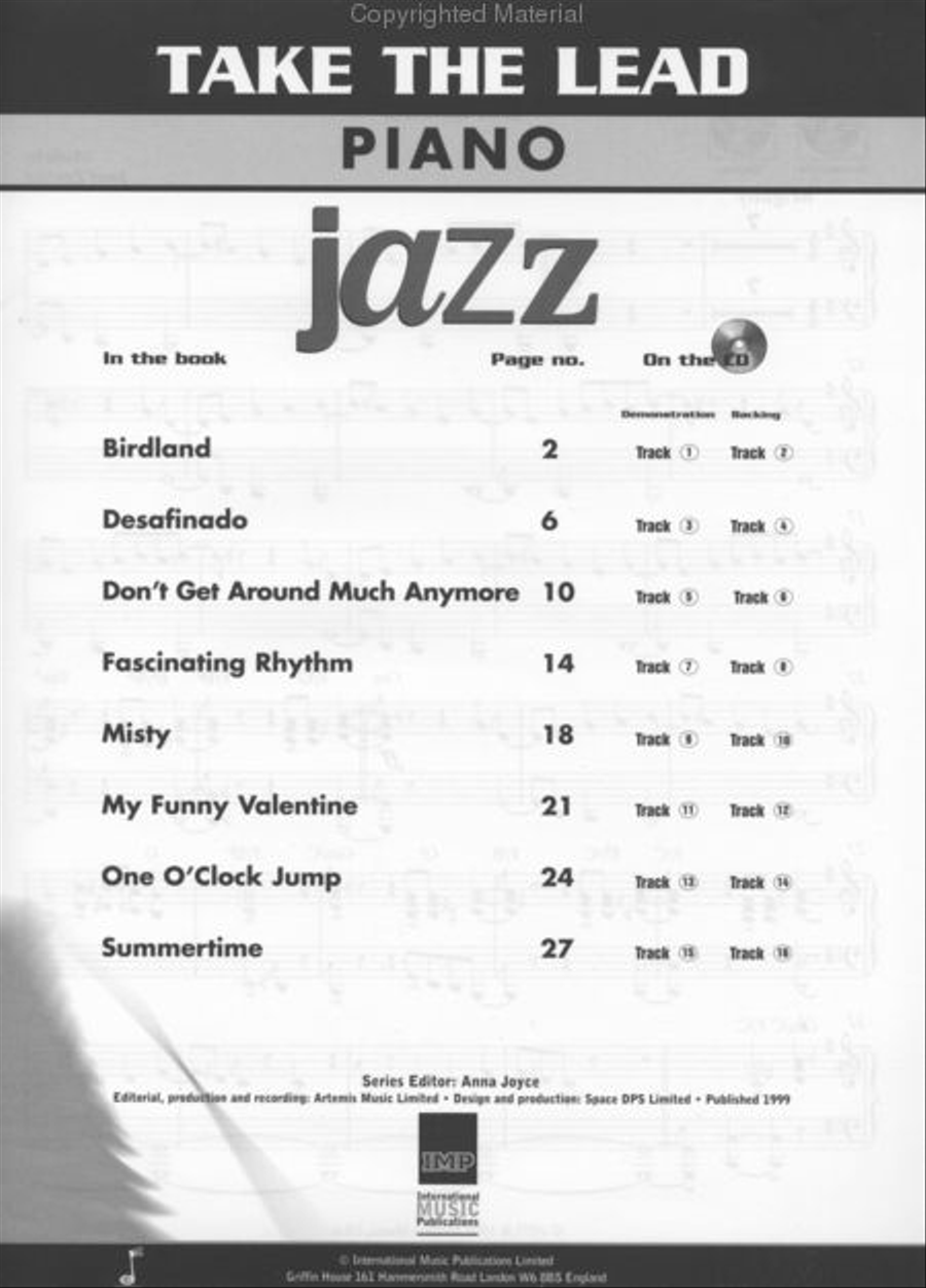 Take the Lead Jazz Piano Solo scores gallery preview page 2