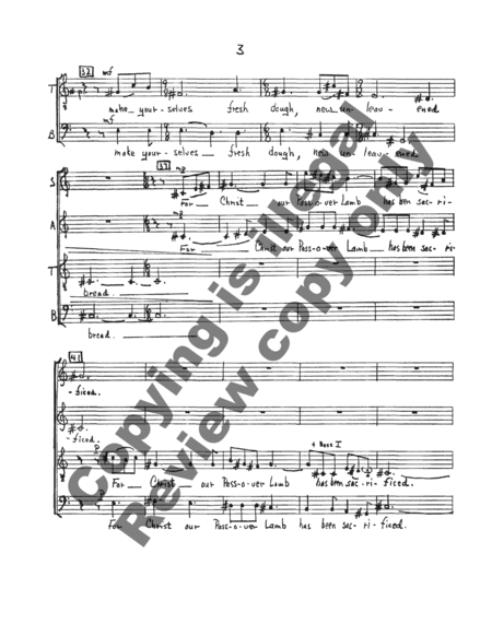 An Easter Offering (Choral Score)
