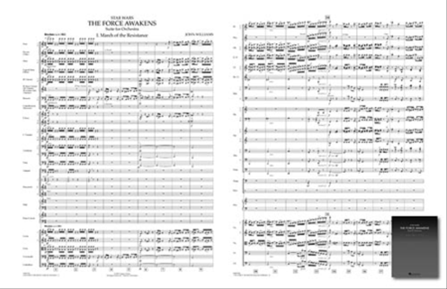 Star Wars: The Force Awakens (Suite for Orchestra) Full Orchestra scores gallery preview page 2