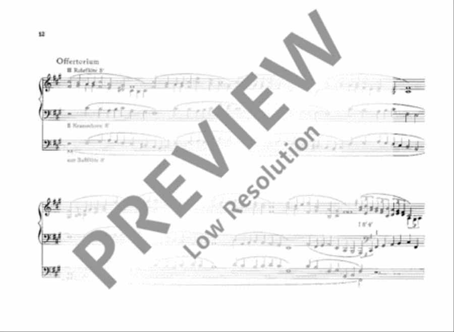 Orgelmesse Organ scores gallery preview page 13